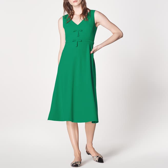 L K Bennett Emerald Green Willow Dress