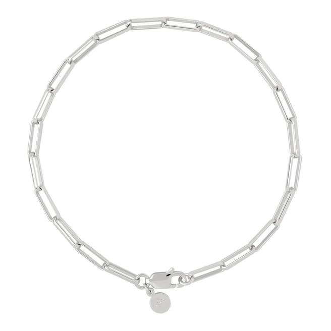 Astrid & Miyu Silver Long Link Chain Bracelet