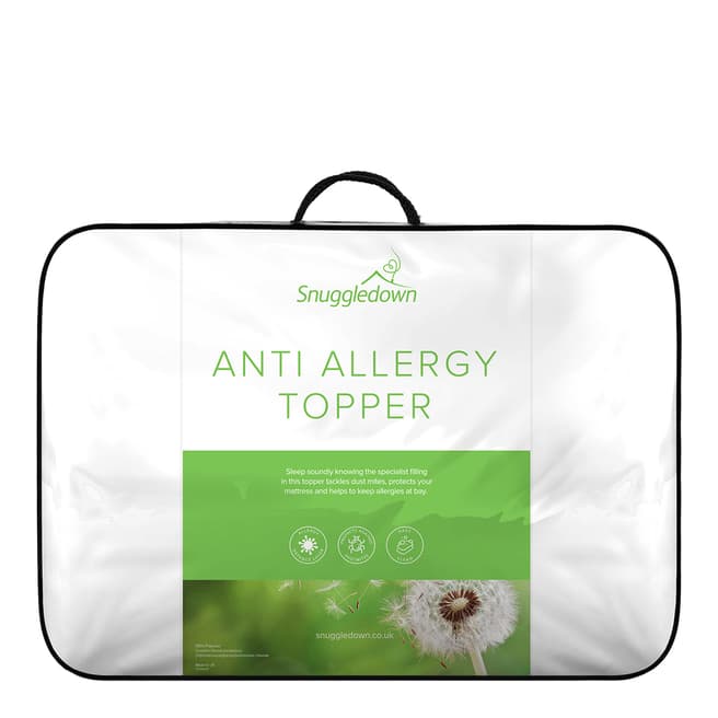 Snuggledown Anti Allergy Single Mattress Topper