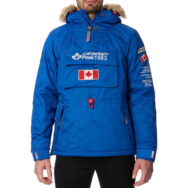 Canadian Peak Blue Pull On Lightweight Jacket 