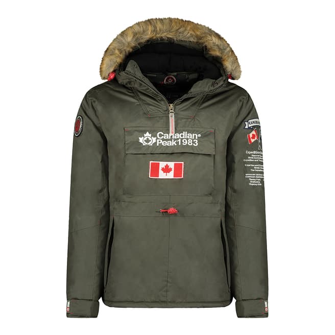Canadian Peak Khaki Pull On Lightweight Jacket 