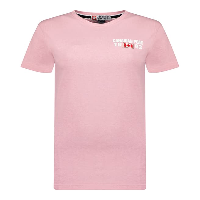 Canadian Peak Pink Logo T-Shirt
