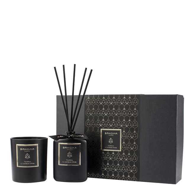 Bahoma Obsidian Gift set Vanilla & Saffron Noir