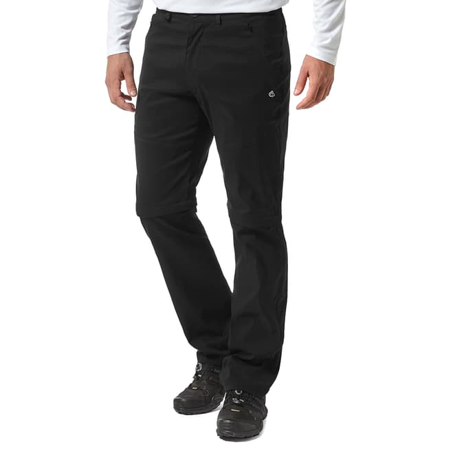 Craghoppers Black Convertible Trousers
