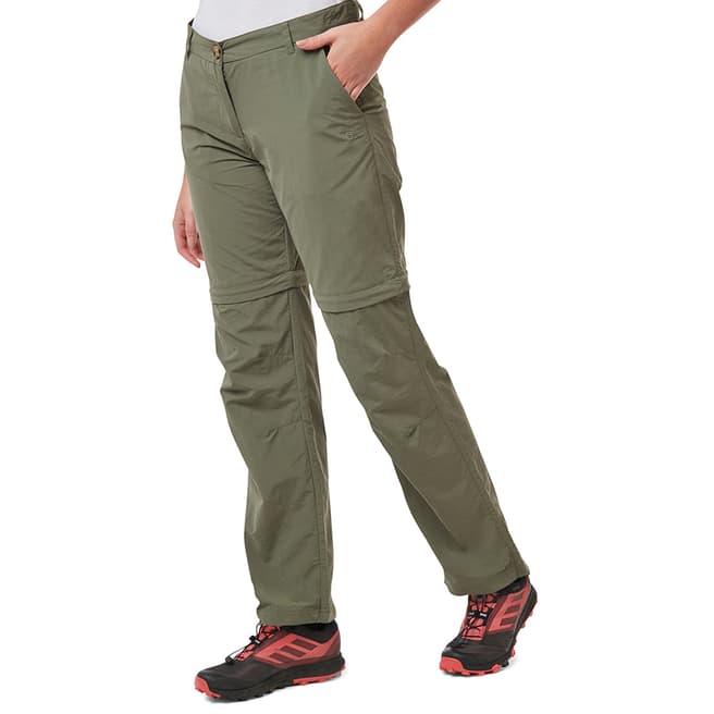 Craghoppers Soft Moss NosiLife III Convertible Trousers