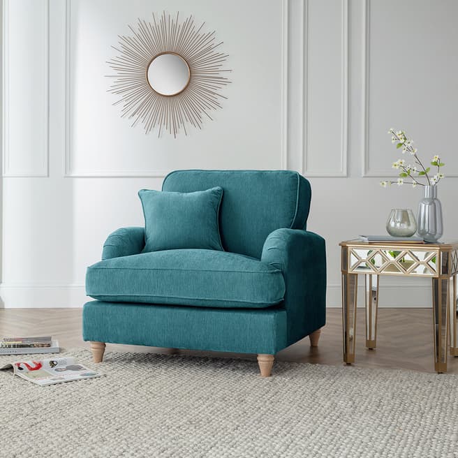 The Great Sofa Company The Swift Armchair, Manhattan Emerald
