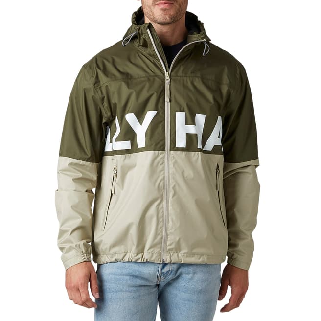 Helly Hansen Forest Green Hooded Shell Jacket 