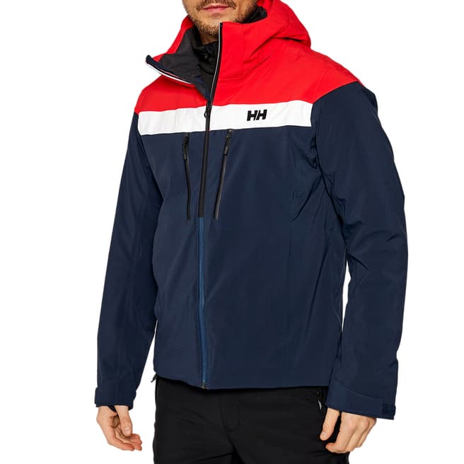 Helly Hansen Navy Hooded Ski Jacket 