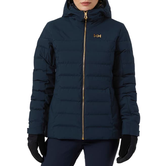 Helly Hansen Navy Insulated Hooded Jacket 