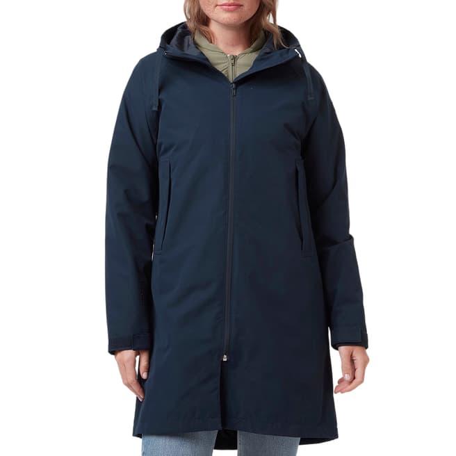 Helly Hansen Navy Waterproof Hooded Jacket 