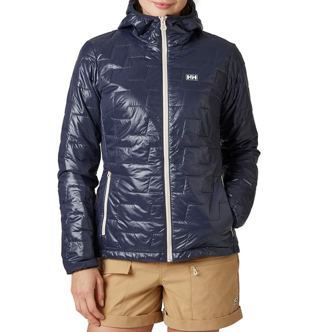 Helly Hansen Navy Hooded Insulated Jacket 
