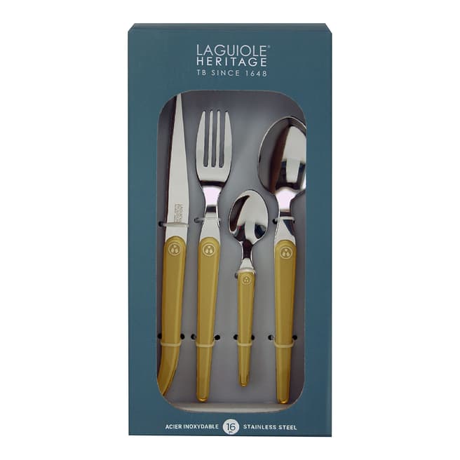 Laguiole 16 Piece Cumin Cutlery Set