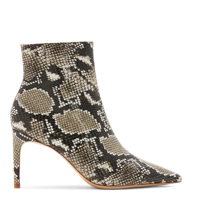 Sophia Webster Rizzo Mid Ankle Boot Natural Snake