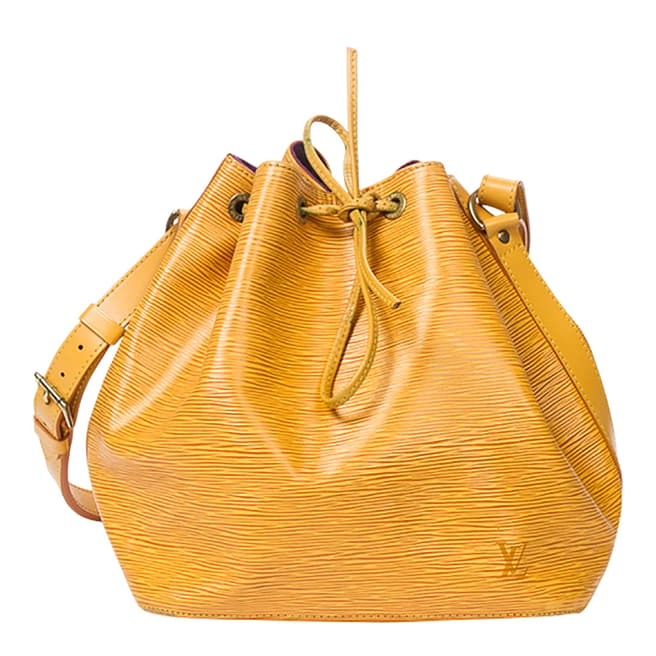 Vintage Louis Vuitton Yellow Noe Shoulder Bag