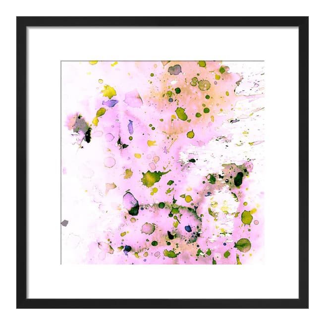 Amy Sia Pastel Splatter 60x60cm Framed Print