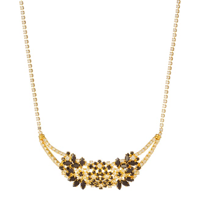 Christian Dior Gold 1976 Foliate Necklace