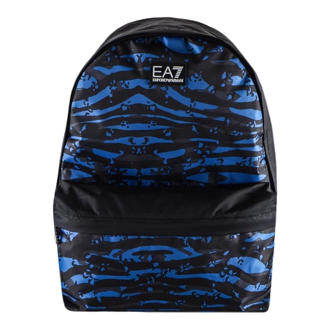 EA7 Emporio Armani Blue Camo Backpack