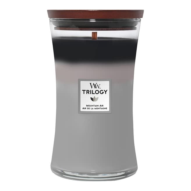 Woodwick Large Trilogy Candle Mountain Air