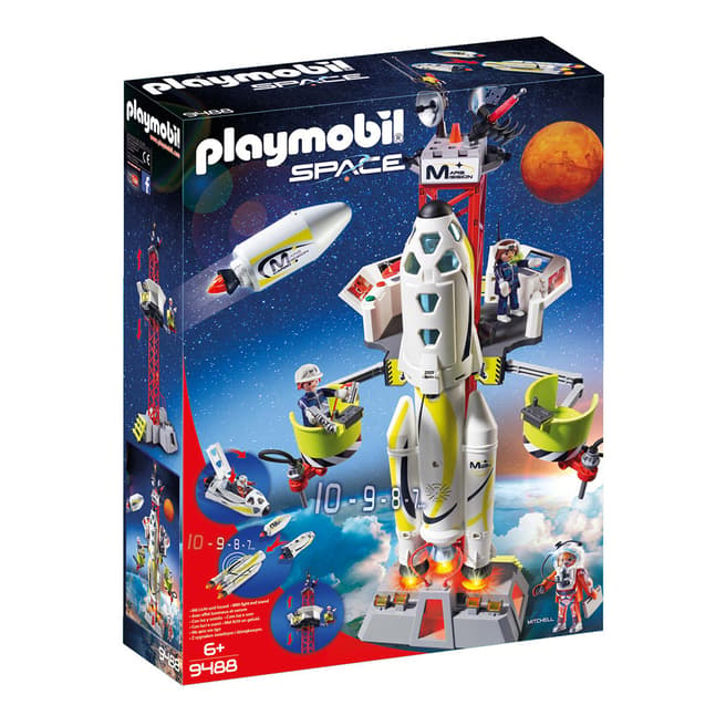 Playmobil Space Mars Mission Rocket with Launch Site with Lights and Sound