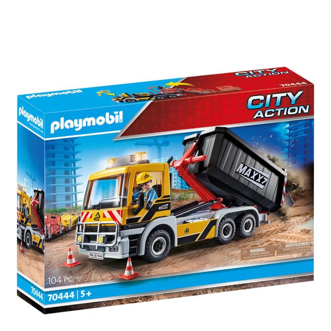 Playmobil City Action Construction Truck with Tilting Trailer