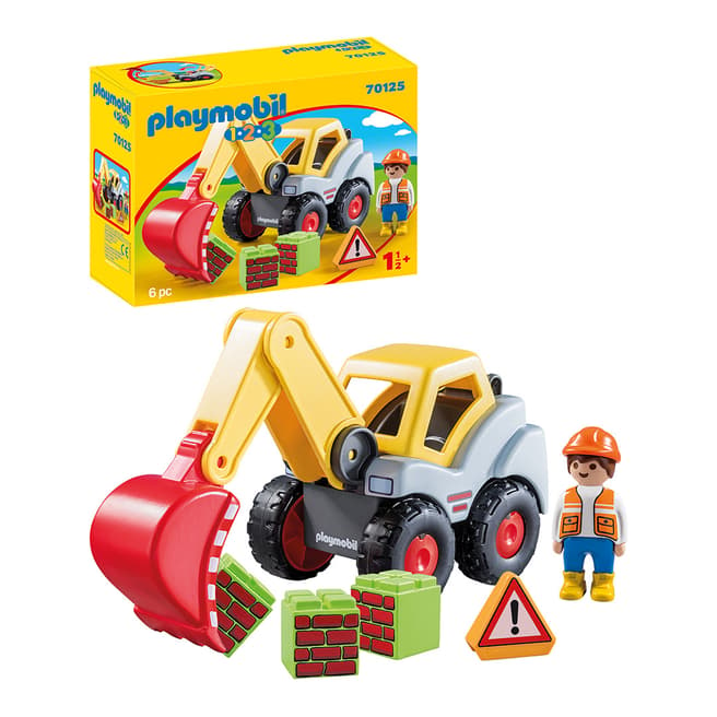 Playmobil Shovel Excavator for Children 18 Months+ - 70125