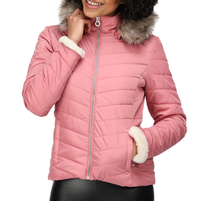 Regatta Pink Insulated Quilted Jacket