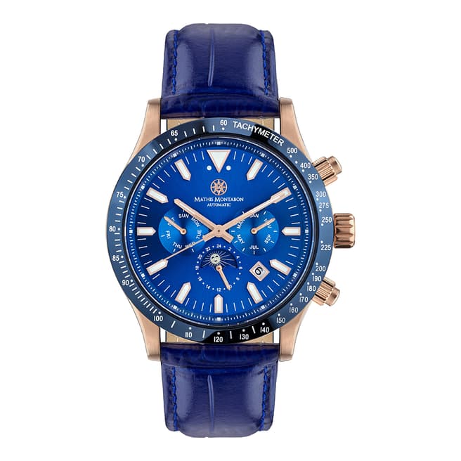 Mathis Montabon Men's Blue Aventurier Watch