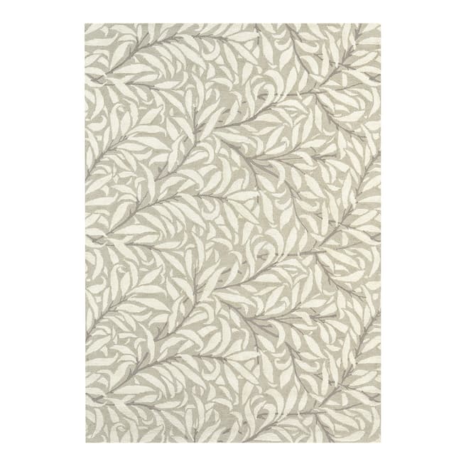 Morris & Co Pure Willow Bough Rug in Ivory, 140x200cm