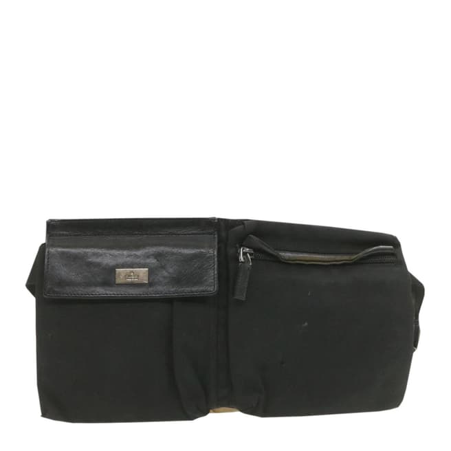 Gucci Vintage Black Pockets Shoulder Bag