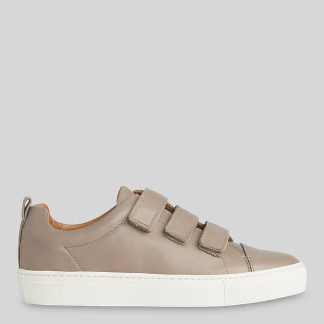 WHISTLES Grey Aith Three Strap Trainers