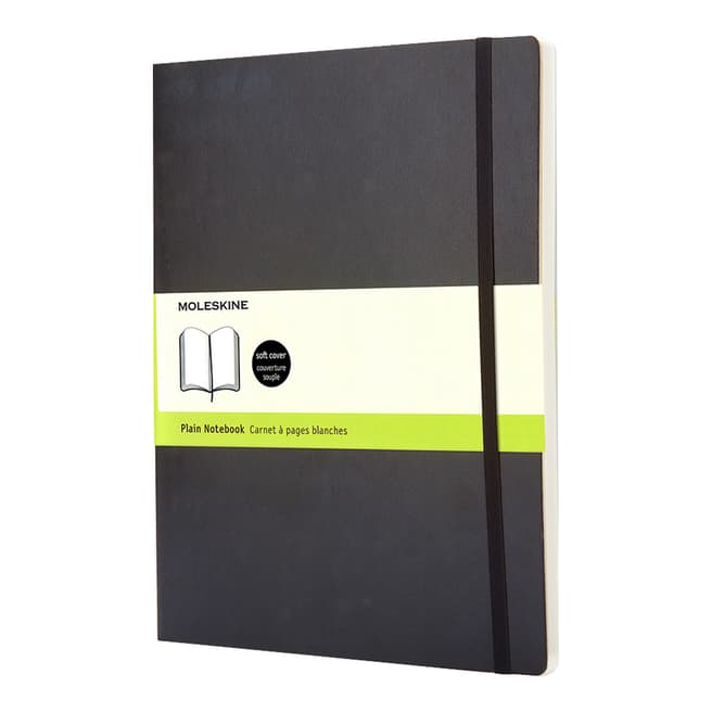 Moleskine XL Plain Notebook, Black