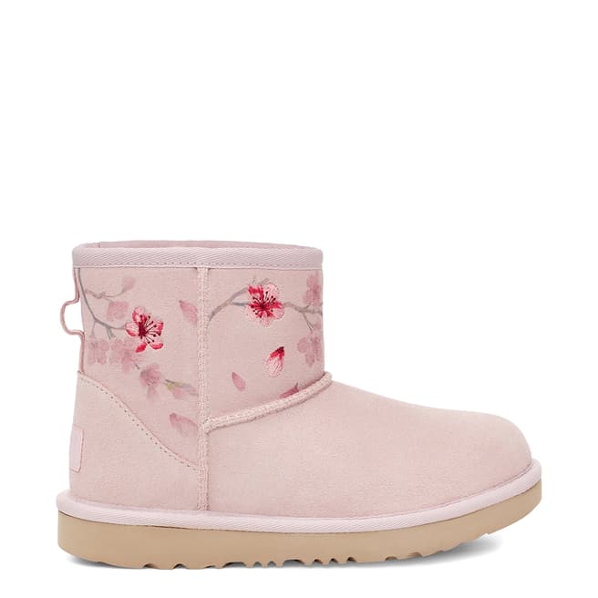 UGG Kid's Pink Blossom Classic Mini Boots