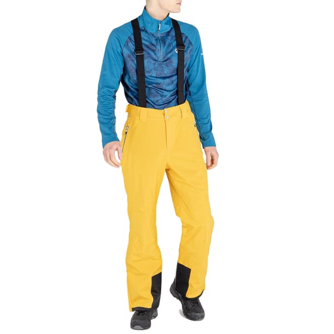 Dare2B Yellow Waterproof Lined Ski Trousers