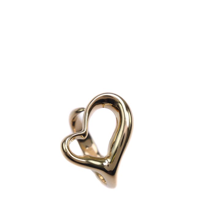 Tiffany Gold Open Heart Ring