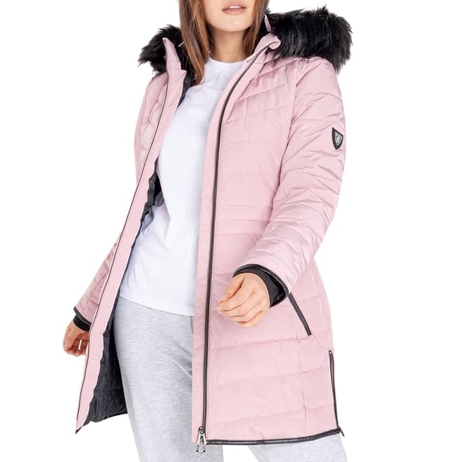 Dare2B Pink Waterproof Insulated Parka Ski Jacket