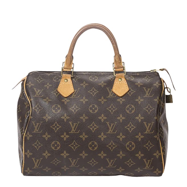 Vintage Louis Vuitton Brown Speedy 39 Handbag