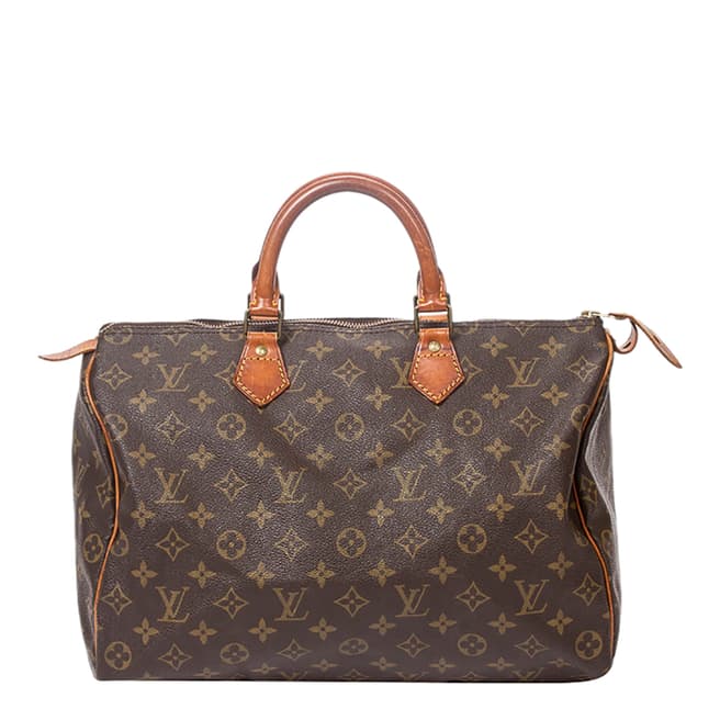 Vintage Louis Vuitton Brown Speedy Handbag 35