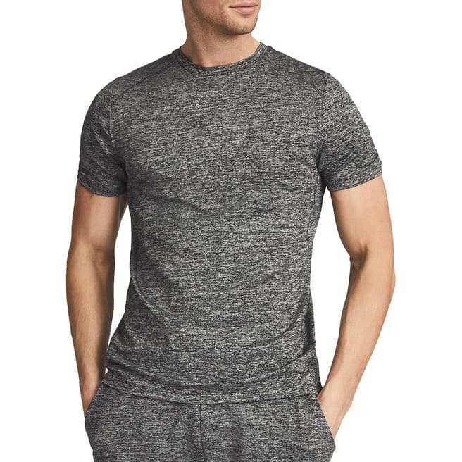 Reiss Charcoal Melange Sport T-Shirt