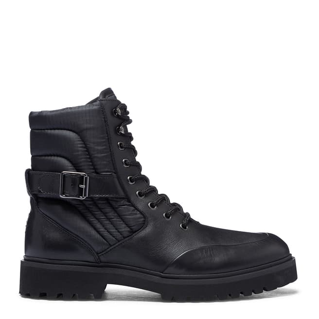 Oliver Sweeney Black Quilted Pietro Ankle Boots