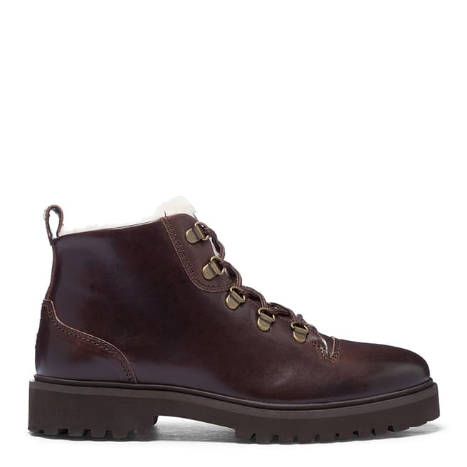 Oliver Sweeney Brown Leather Pietro Hiking Boots