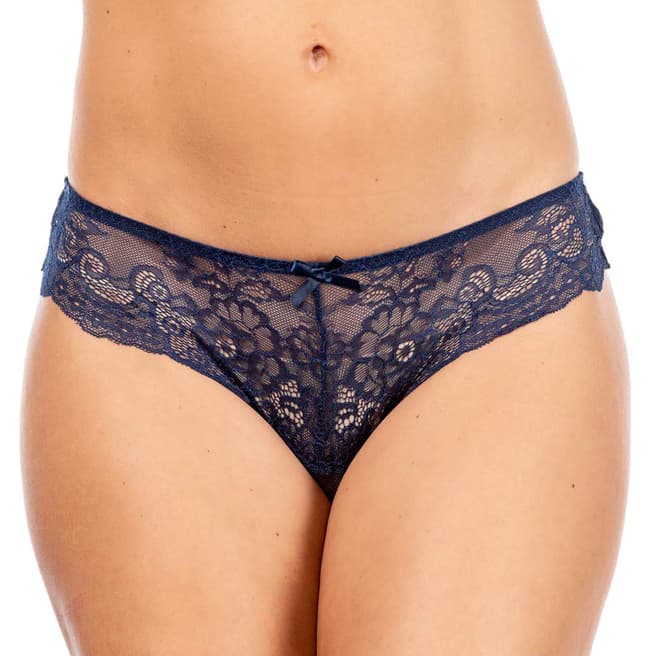 Just for Victoria Blue Lindy Shorty Brief
