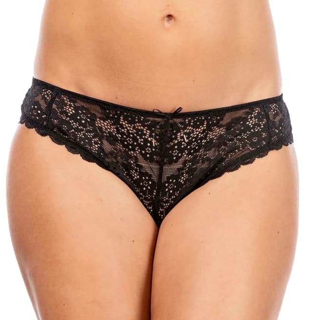 Just for Victoria Black Maomy Shorty Brief