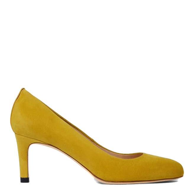 Hobbs London Yellow Suede Lizzie Courts