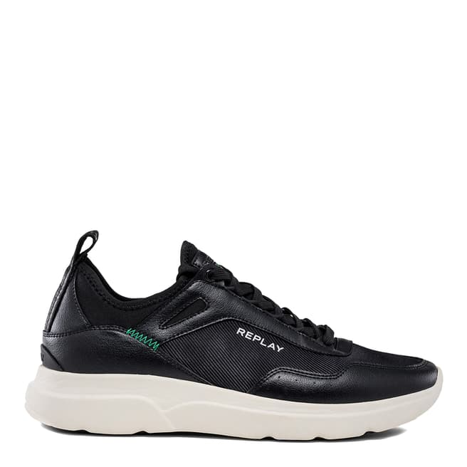 Replay Black Earth Lace Up Sneakers