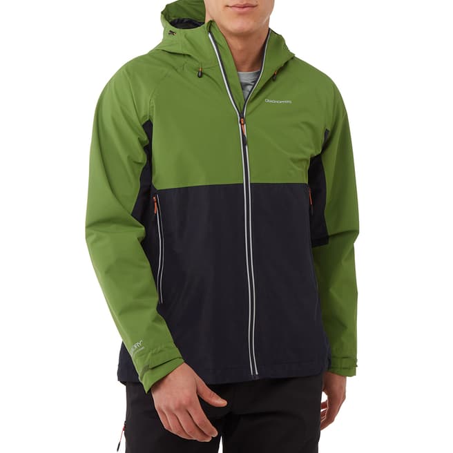 Craghoppers Green/Blue Winter Waterproof Jacket