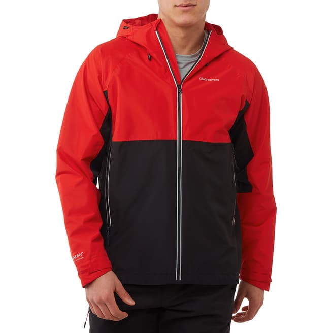 Craghoppers Red/Black Winter Waterproof Jacket