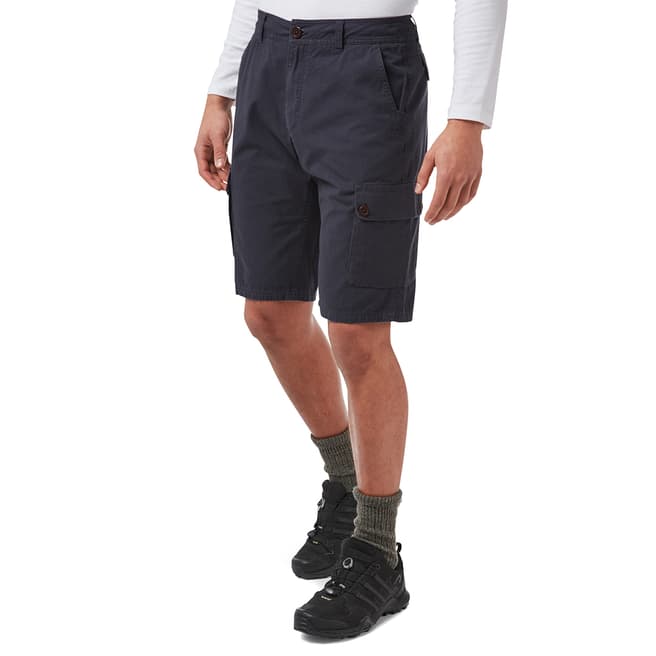 Craghoppers Blue Cotton Cargo Shorts