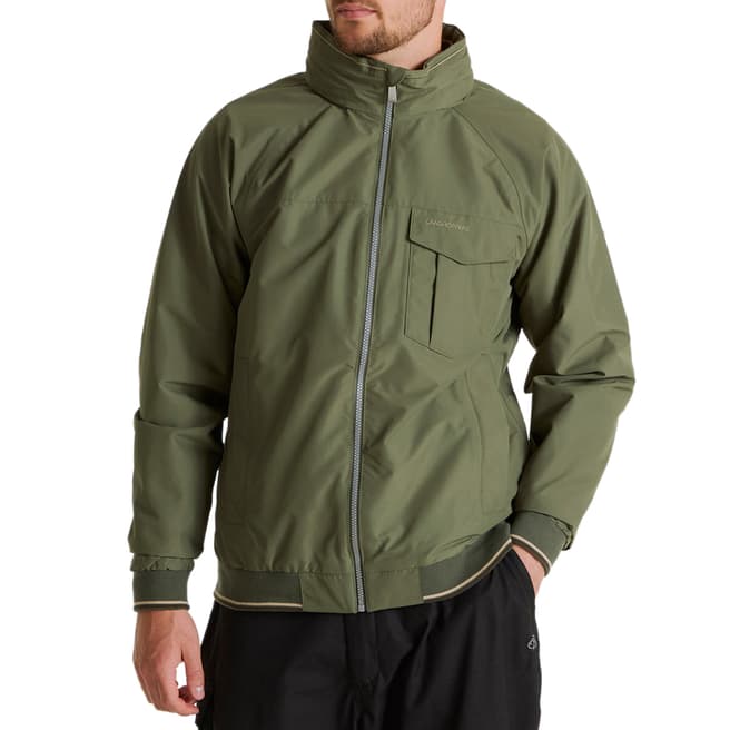 Craghoppers Green Waterproof Hooded Jacket