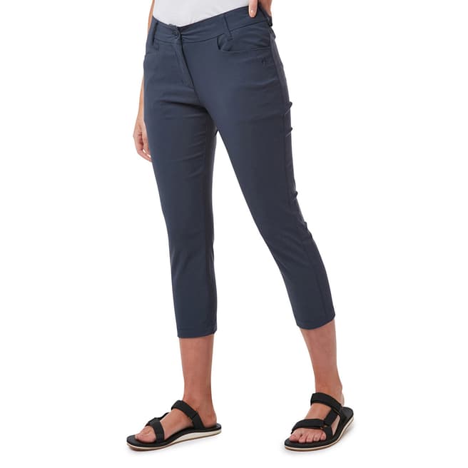 Craghoppers Navy Stretch Cropped Trousers