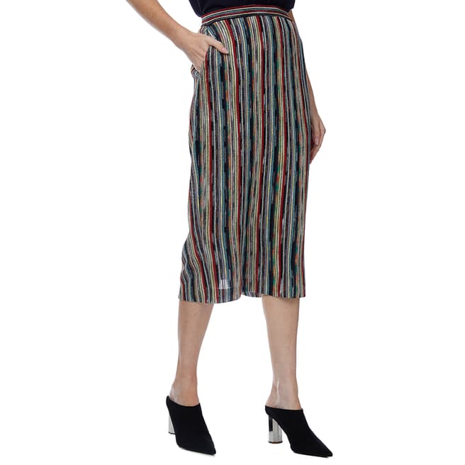 Missoni Multi Stripe Midi Skirt